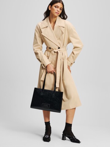 Karl Lagerfeld Handtas 'Stone' in Zwart: voorkant