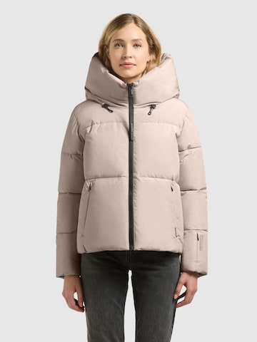 khujo - Chaqueta de invierno 'Audrey2' en beige: frente