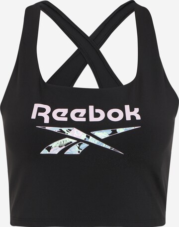 Reebok Sport - Sujetador deportivo en negro: frente