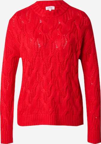 s.Oliver Pullover in Rot: predná strana