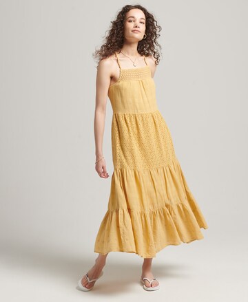 Superdry Dress in Yellow: front