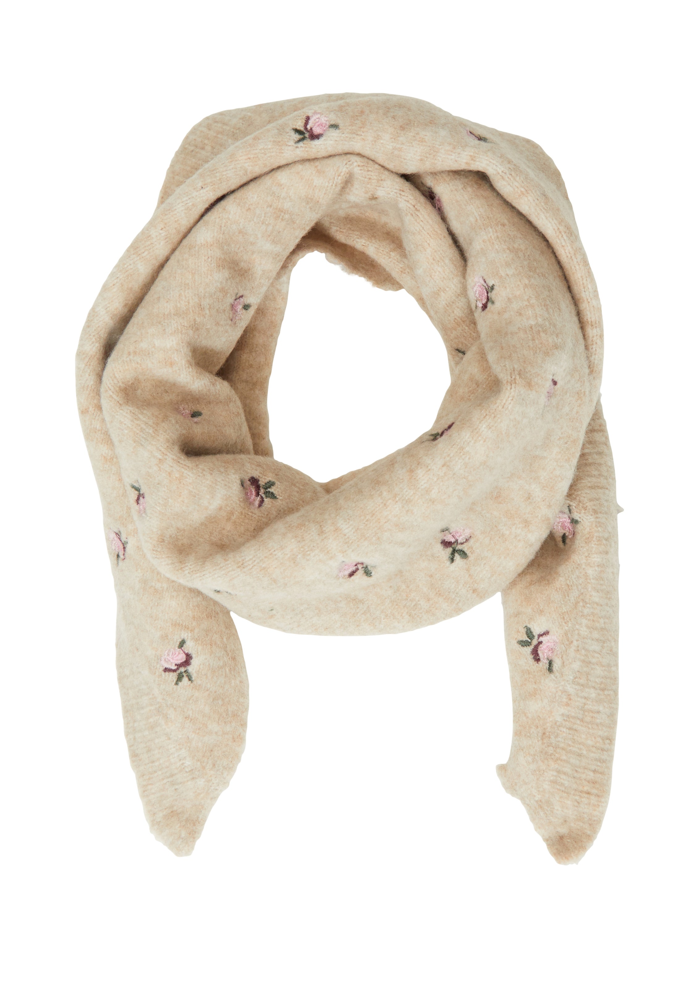 s.Oliver Schal in One Size in beige / beigemeliert, Produktansicht