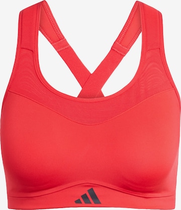 ADIDAS PERFORMANCE Спортивный бюстгальтер 'TLRDIM' в Красный: спереди