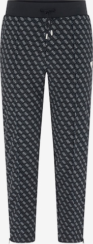 GUESS Regular Urheiluhousut 'KORBIN' värissä musta: etupuoli