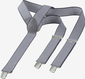 Jan Vanderstorm Suspenders 'Vaito' in Grey: front