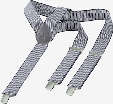 Jan Vanderstorm Suspenders 'Vaito' in Grey: front