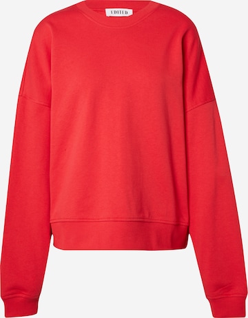 EDITED Sweatshirt 'Emielia' in Rood: voorkant