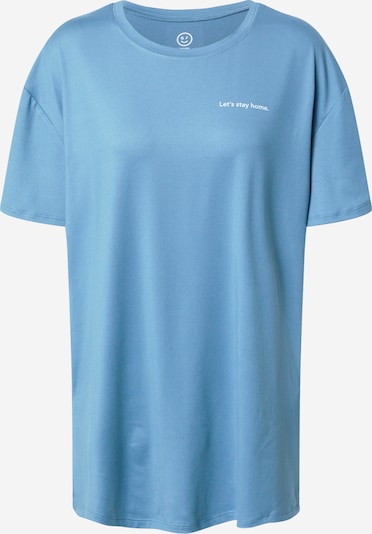 HOLLISTER Schlafshirt in hellblau / weiß, Produktansicht