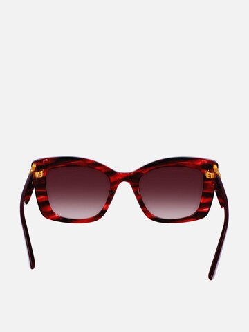 Lunettes de soleil Karl Lagerfeld en rouge