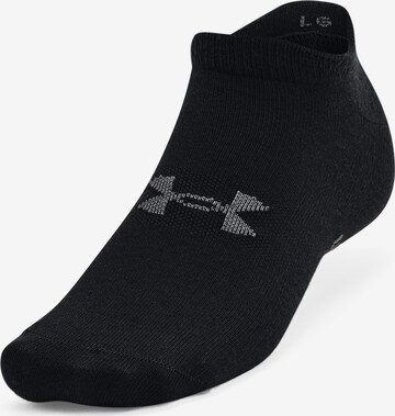 UNDER ARMOUR Sportsockor 'Essential' i svart