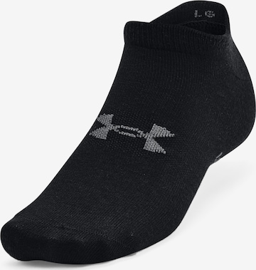 UNDER ARMOUR Спортни чорапи 'Essential' в черно
