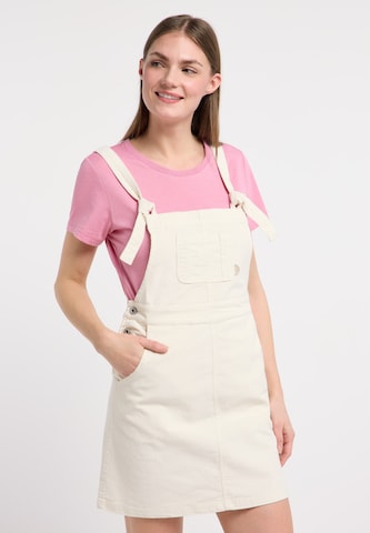 Ragwear Overall Skirt in Beige: front
