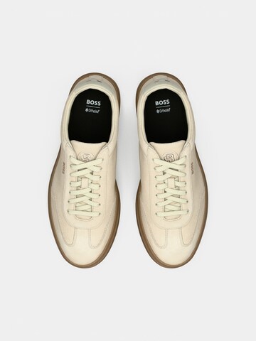 BOSS Низкие кроссовки 'Kieran' в Белый