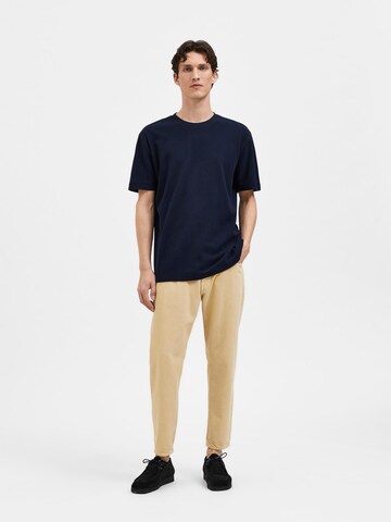 SELECTED HOMME T-Shirt 'Nolan' in Blau