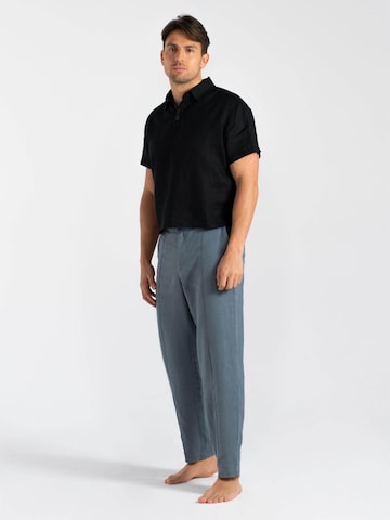 HACOY - regular Pantalón 'Linen Home Office Trousers Unisex' en gris
