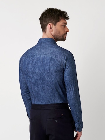 Coupe slim Chemise DESOTO en bleu