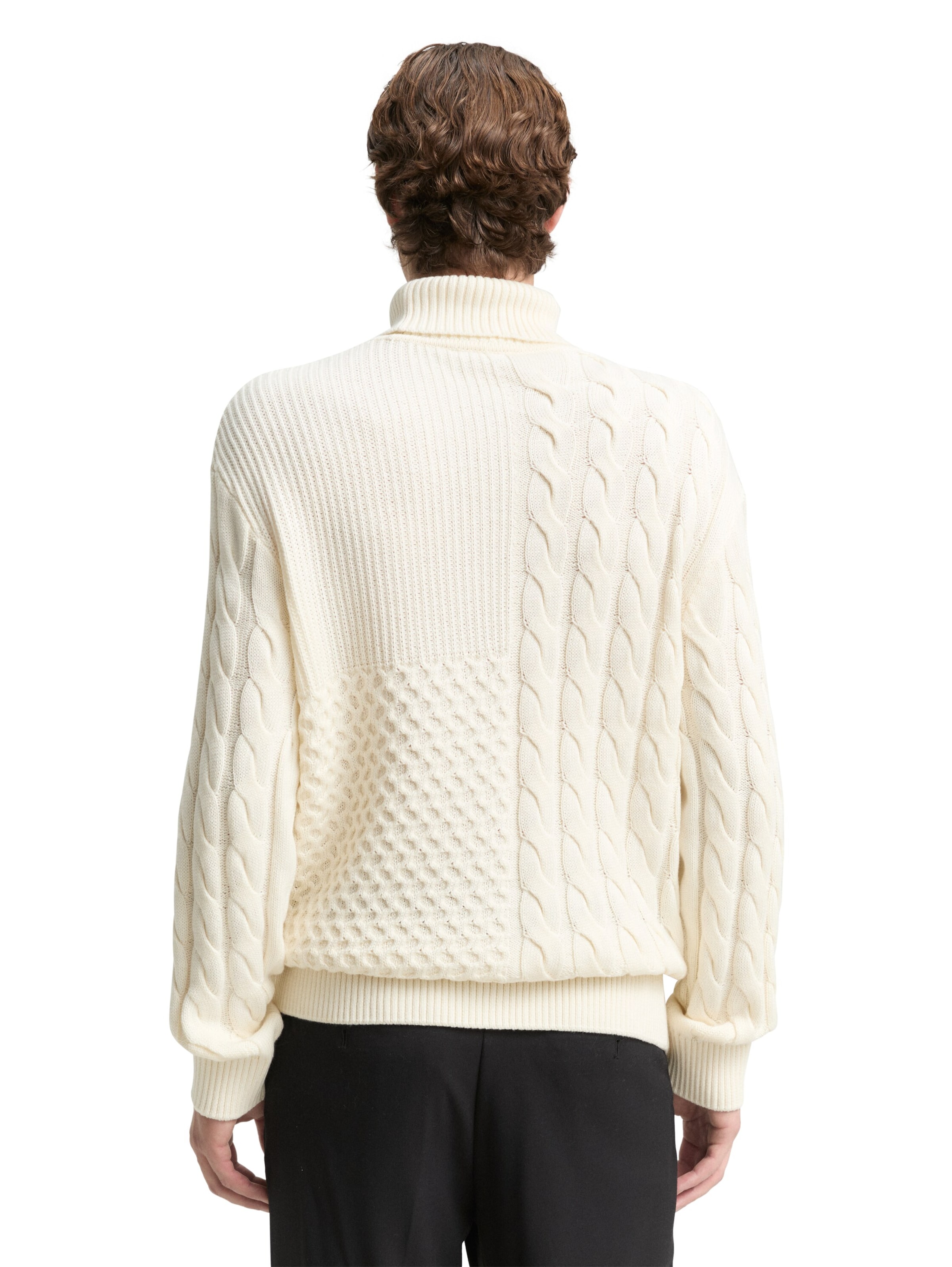 TOM TAILOR DENIM Свитер в Белый