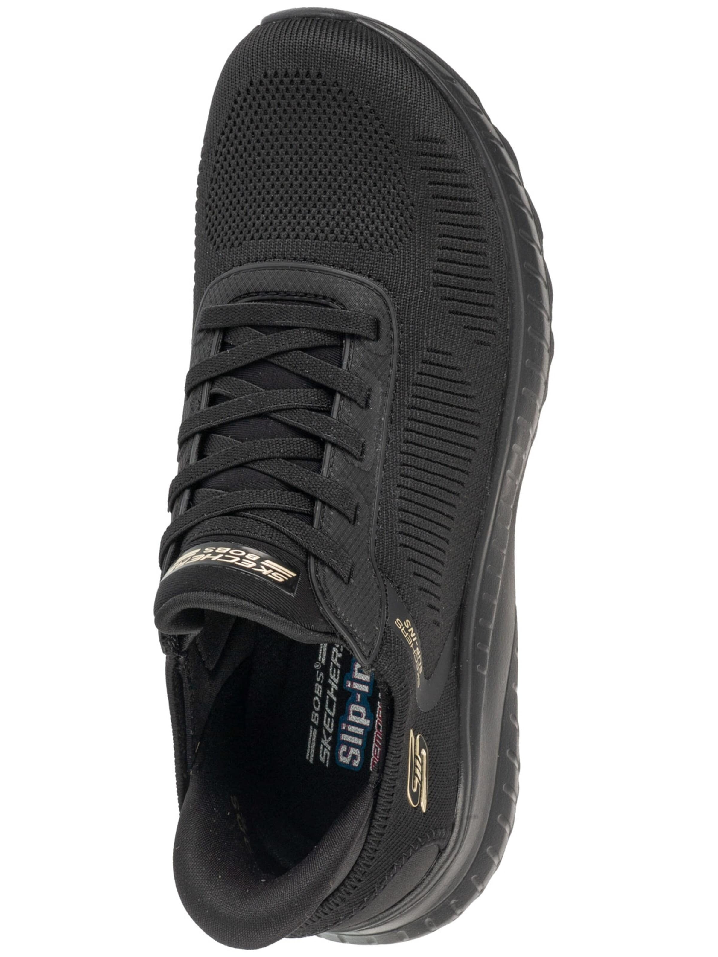 Baskets basses 'Slip-Ins: BOBS Sport Squad Chaos - Current Muse' SKECHERS en noir