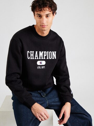 Champion Authentic Athletic Apparel Sweatshirt in Schwarz: Vorderseite