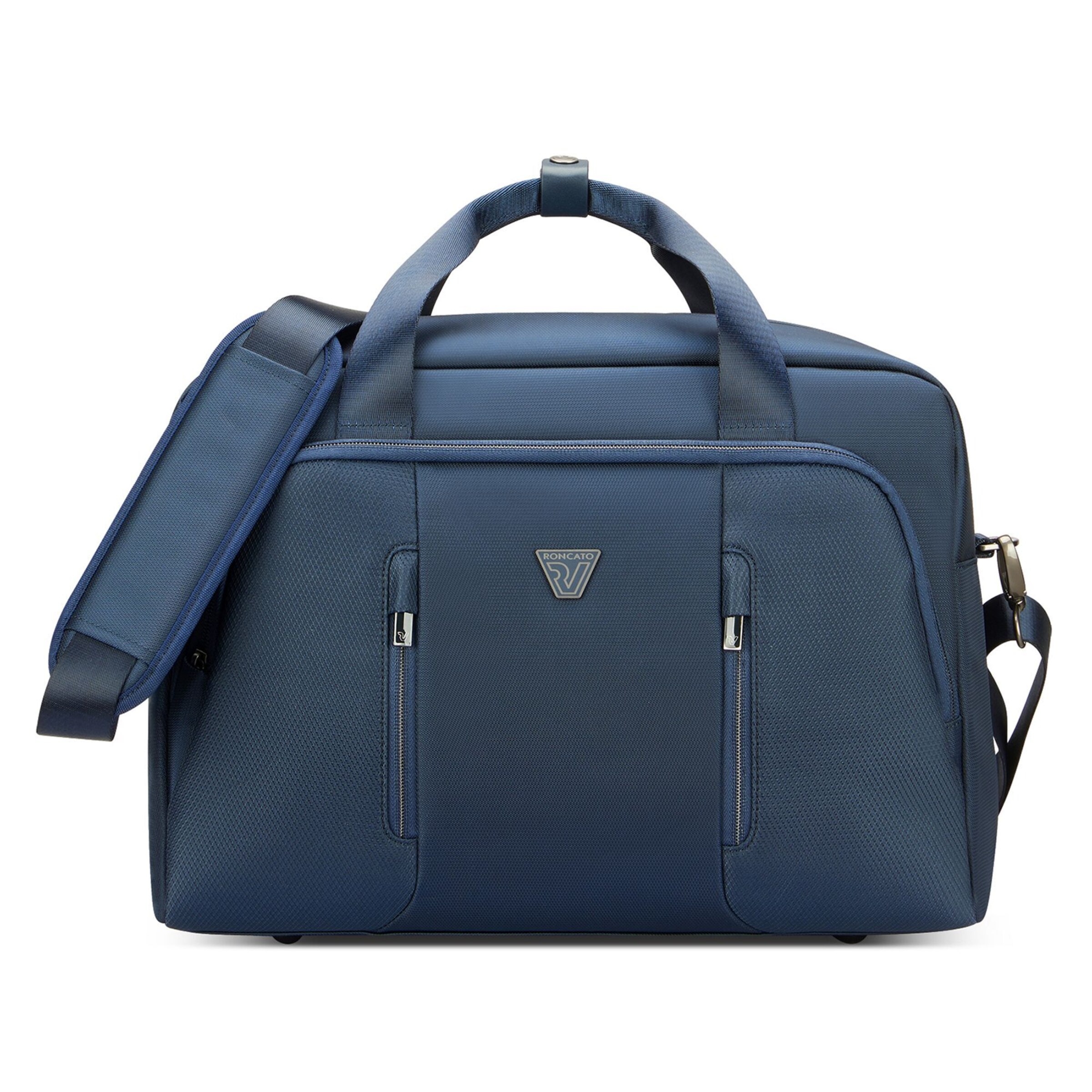 Roncato Schultertasche  'City 3.0' in Blau: Vorderseite