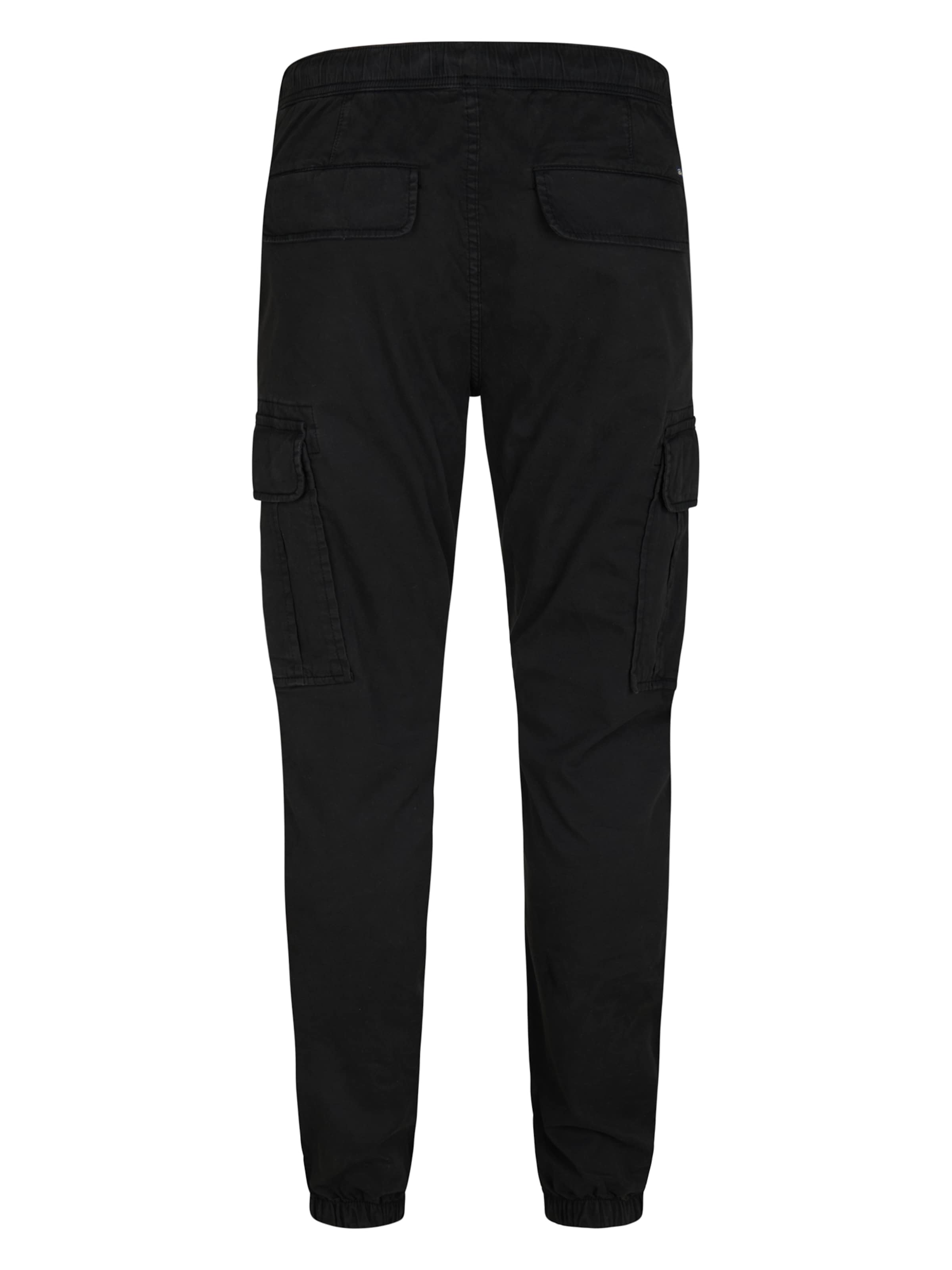 Petrol Industries Tapered Cargobroek in Zwart