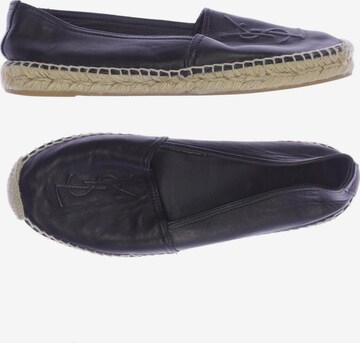 Saint Laurent Flats & Loafers in 37 in Black: front