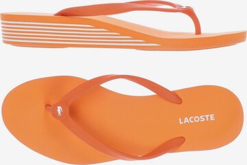 LACOSTE Sandals & High-Heeled Sandals in 40,5 in Orange: front