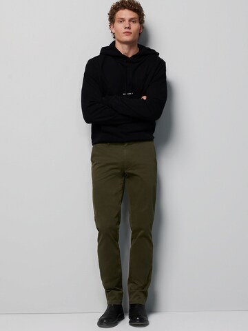 MEYER Regular Chino trousers in Green