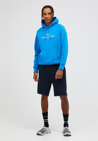 PEAK PERFORMANCE Kapuzensweatshirt in Blau