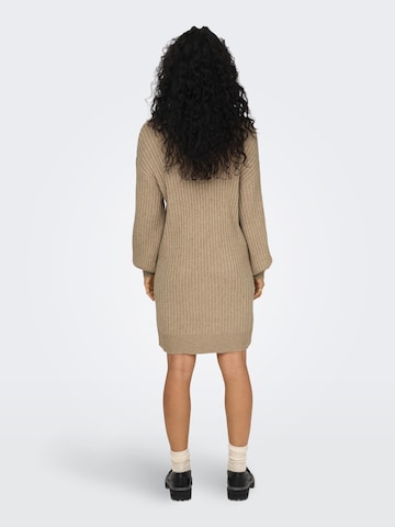 ONLY Knitted dress 'Allie' in Beige