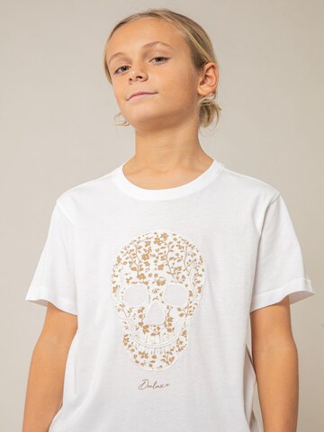 T-Shirt 'Shadow' Deeluxe en blanc