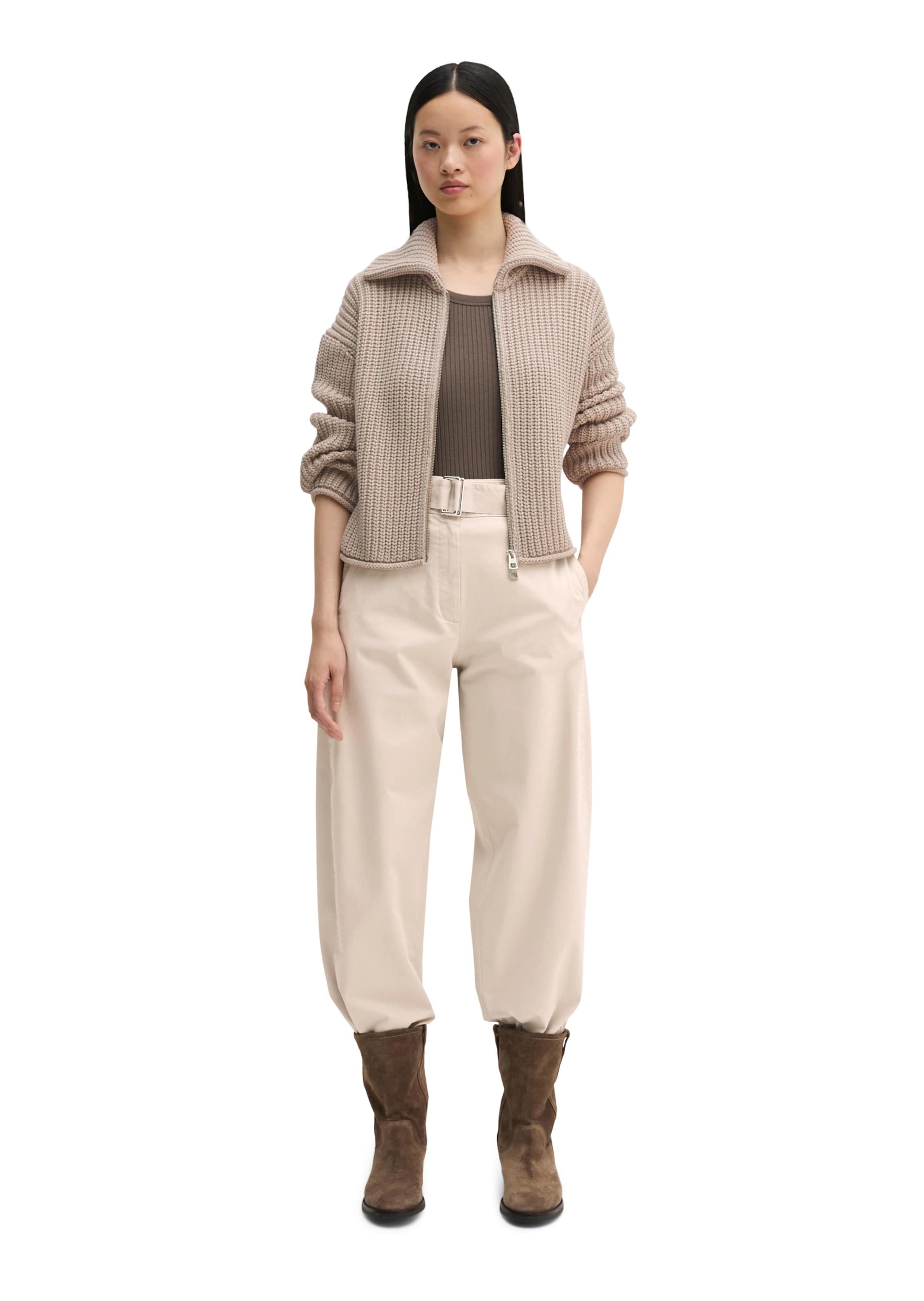 Marc O'Polo Strickjacke in Grau