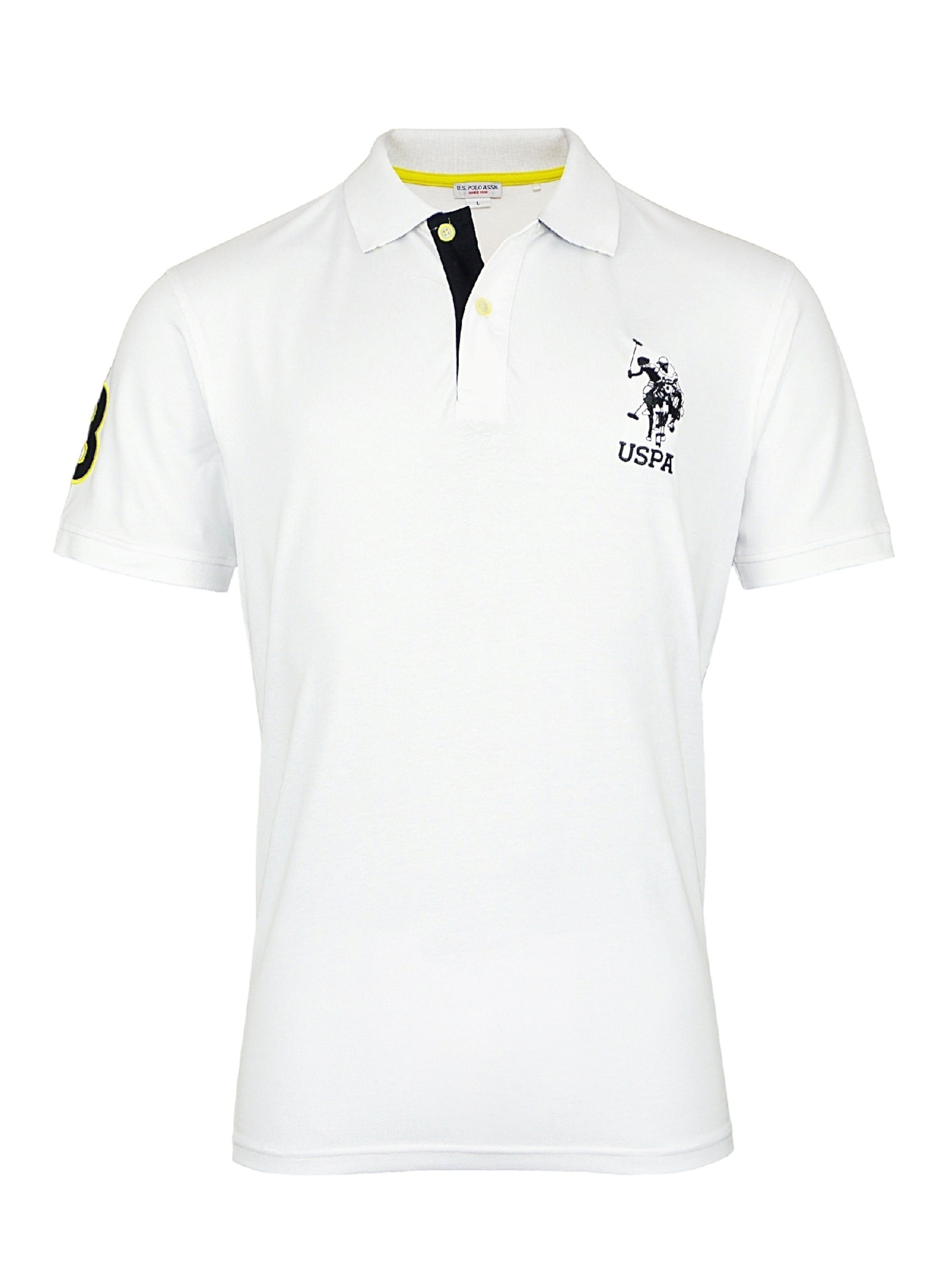 T-Shirt U.S. POLO ASSN. en blanc : devant