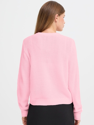 Oxmo Gebreid vest ' OXBMMOMA CARDIGAN ' in Roze