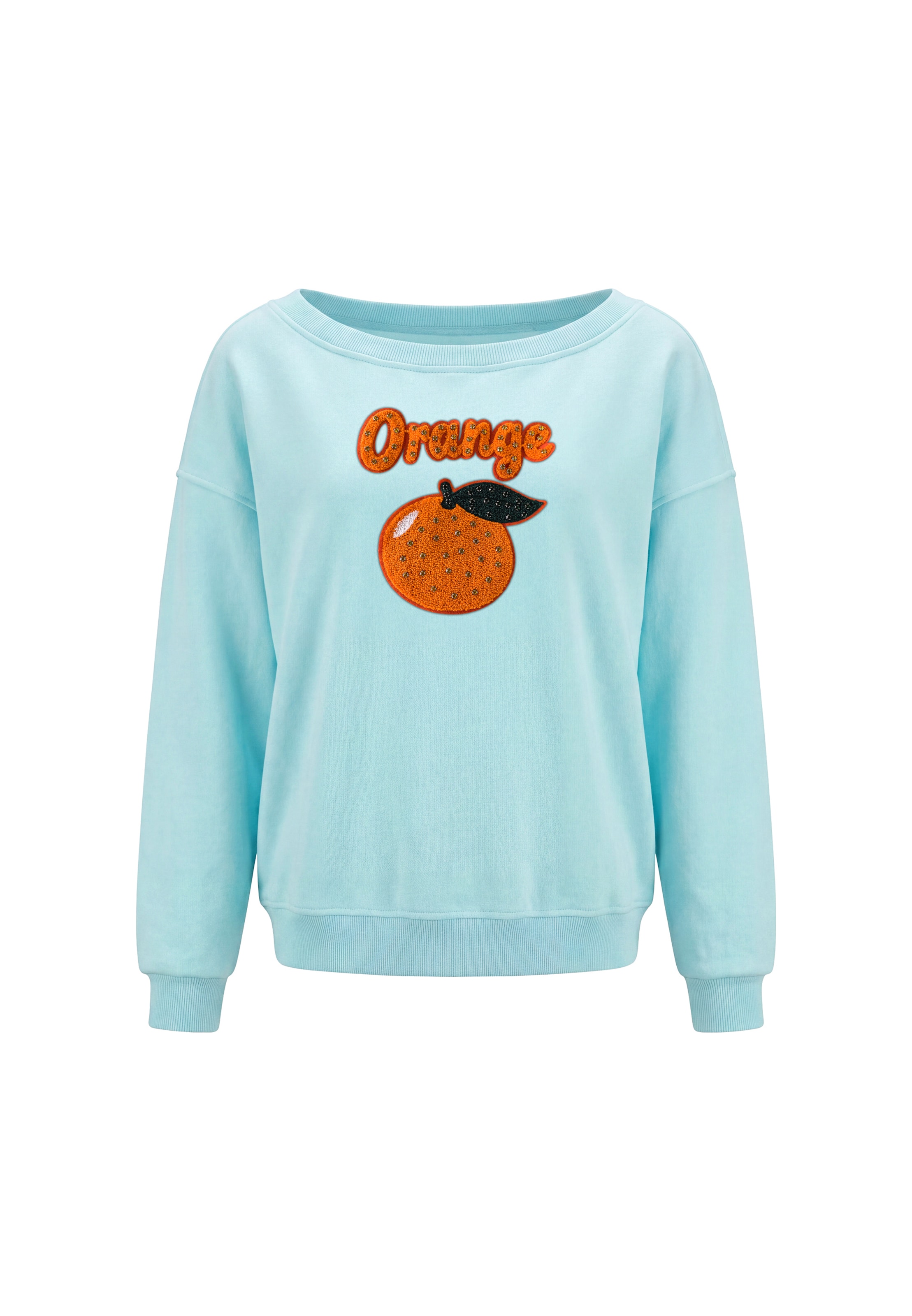Sweat-shirt MYMO en bleu : devant