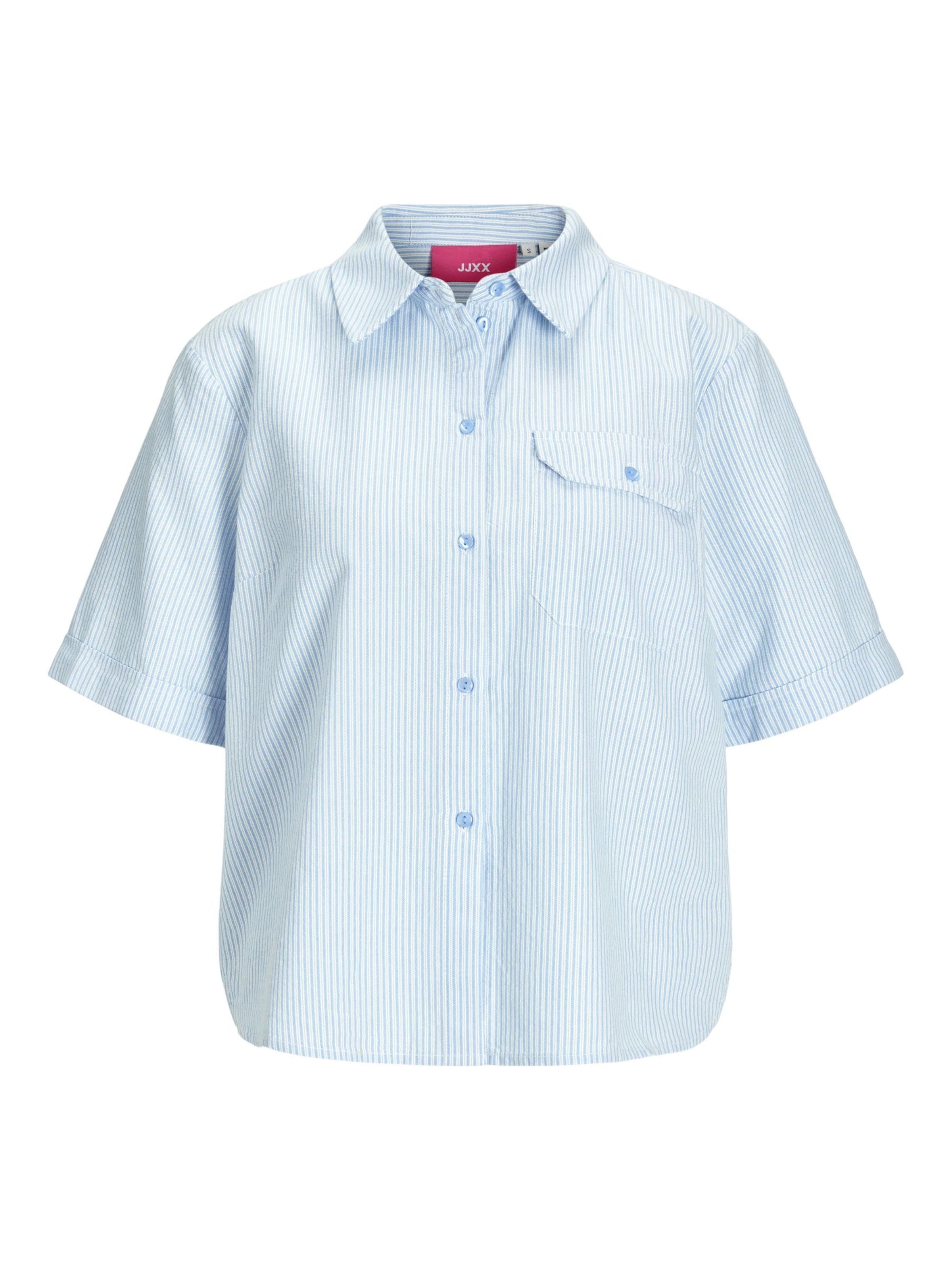 JJXX Blouse 'JXSIVA' in Blue: front