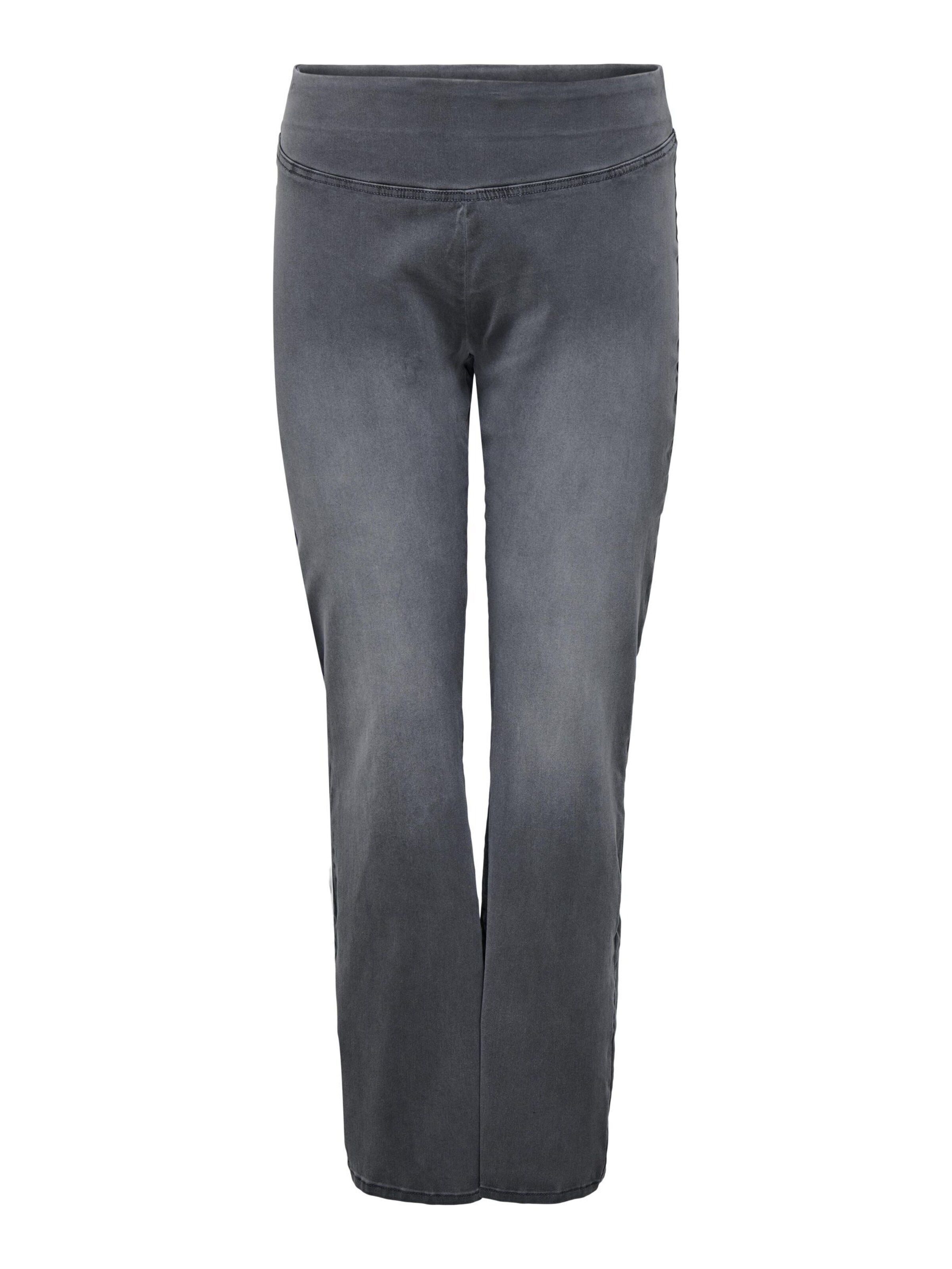 Regular Jean 'CARAugusta' ONLY Carmakoma en gris : devant