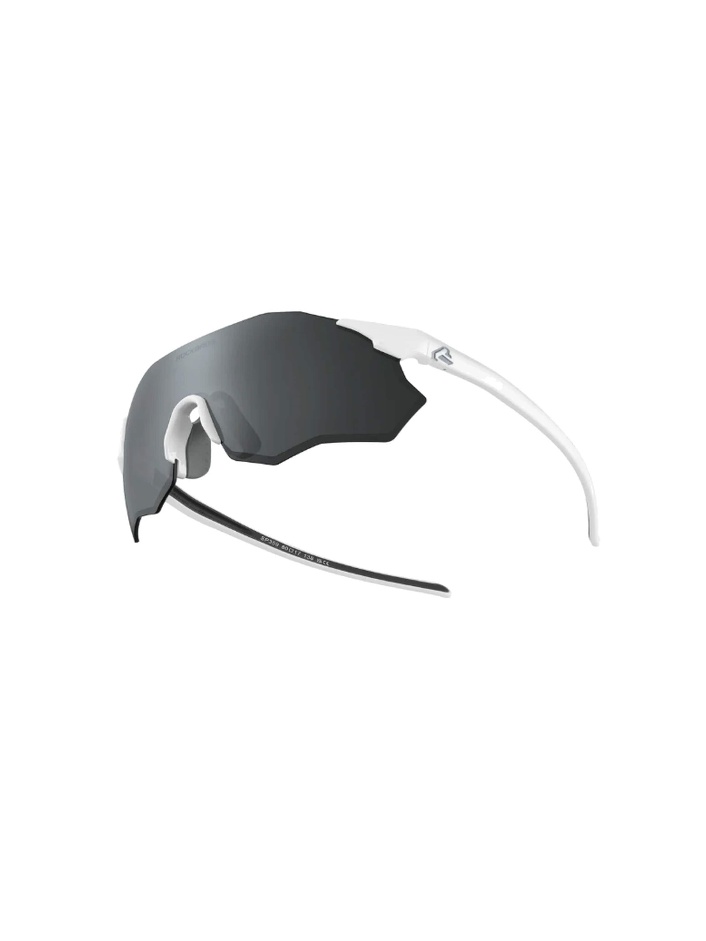 ROCKBROS Sports Glasses 'Polarisierte Fahrradbrille UV400' in White: front