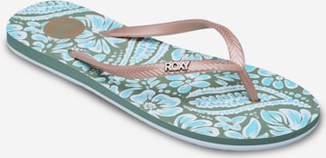 ROXY T-Bar Sandals 'Mauricia' in Green: front