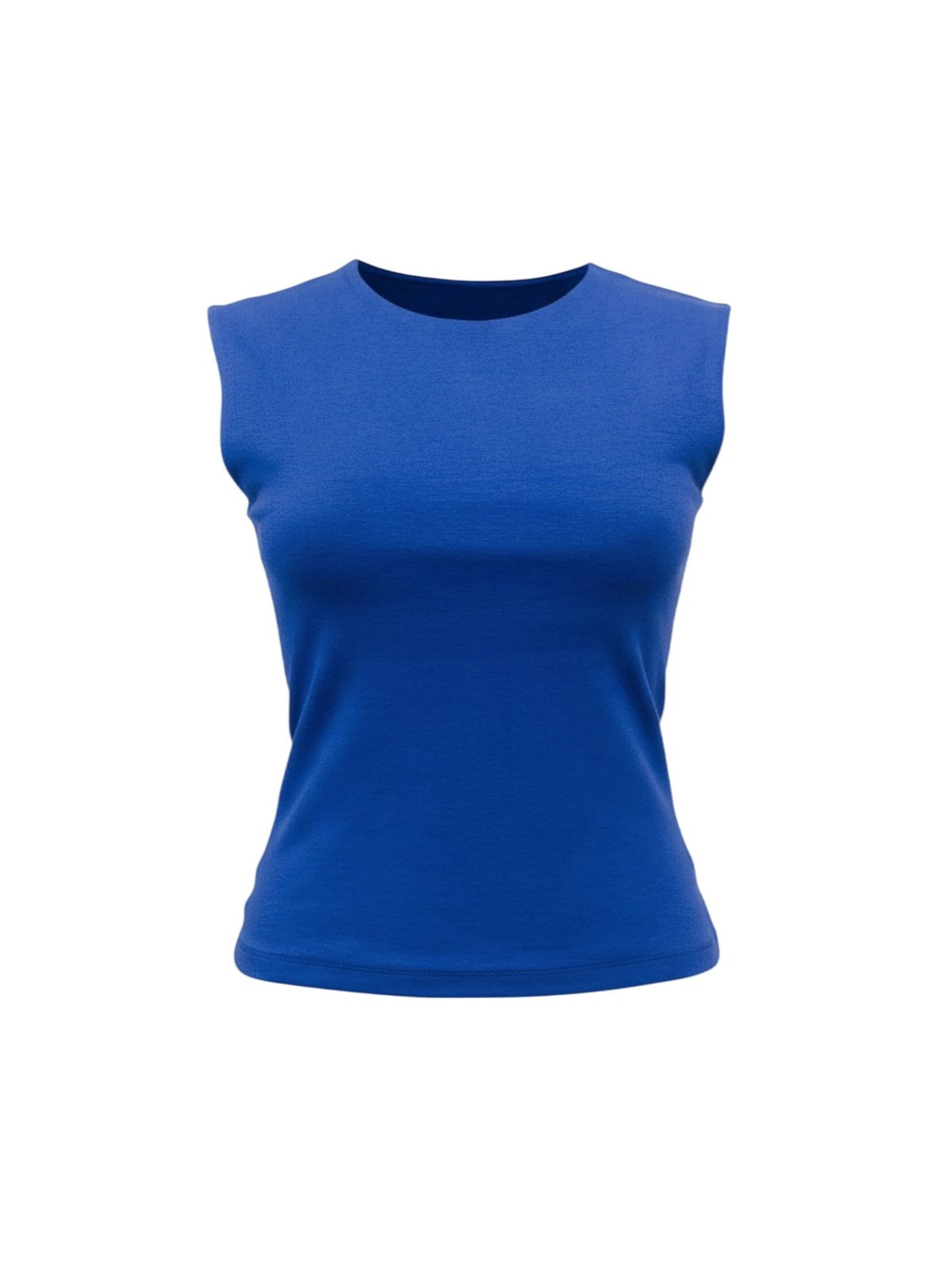 Alexa Dash Top in Blue: front