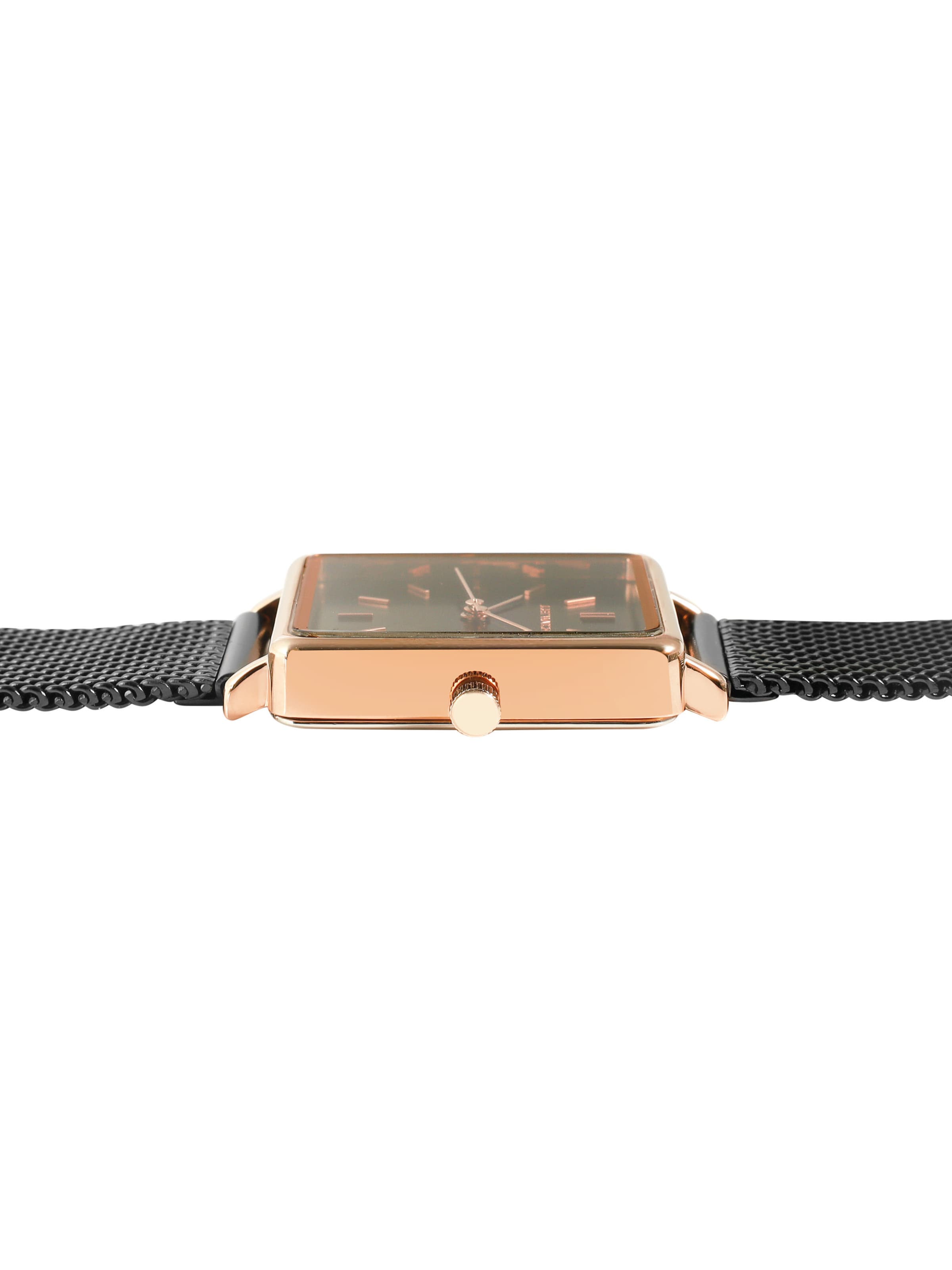 Just Watch Analog Watch 'Sienna, Datumsanzeige' in Black