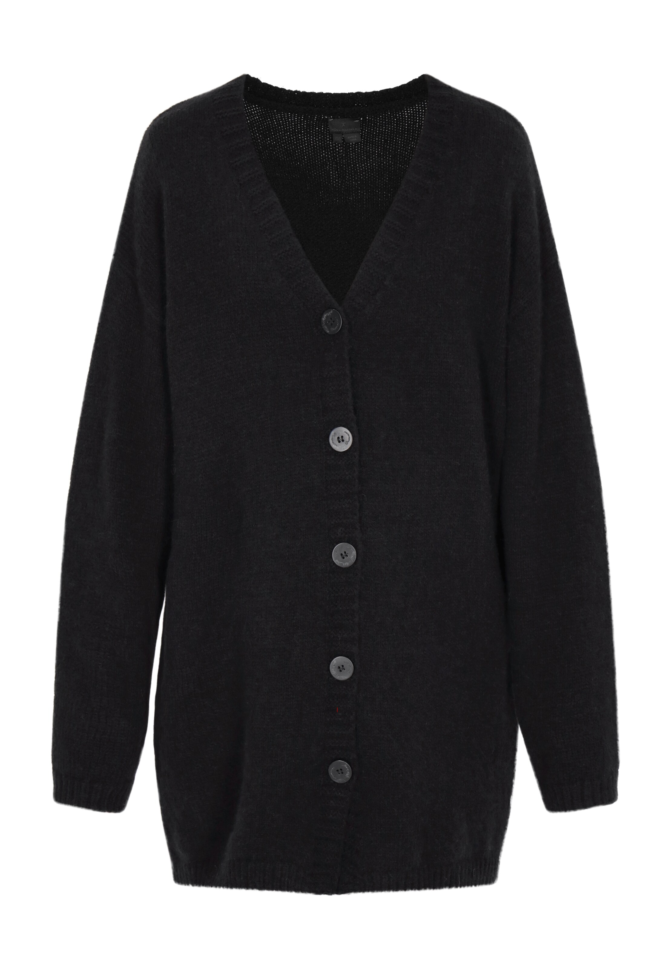 DreiMaster Klassik Knit Cardigan in Black: front