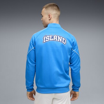 PUMA Trainingsjack 'Island King Anthem' in Blauw