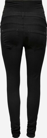 Only Maternity Skinny Jeans 'OLMROYAL' in Schwarz