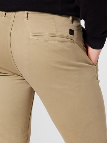 Slimfit Pantaloni chino 'Taber' di BOSS in marrone