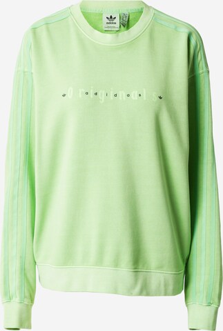 ADIDAS ORIGINALS Sweatshirt in Groen: voorkant