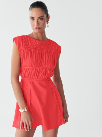 BWLDR - Vestido 'EDENA MINI DRESS' em vermelho