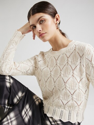 ONLY Sweater 'VIVA LIFE' in Beige