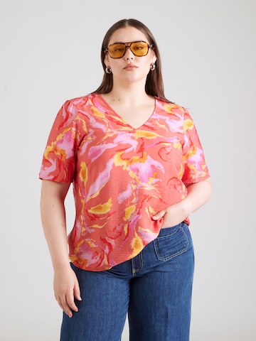Vero Moda Curve - Blusa 'VMCCILLE' en rojo: frente