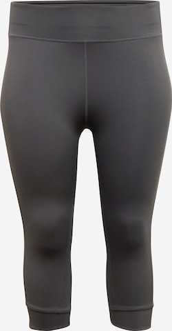 Only Play Curvy Workout Pants 'MIRE' in Grey: front